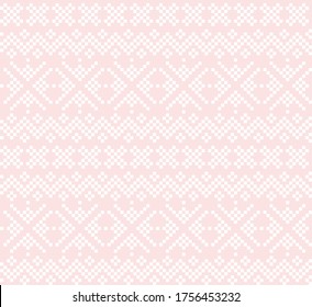 Fondo del patrón de la feria de Navidad rosa para textiles de moda, ropa de cama y gráficos