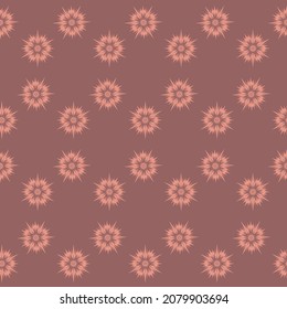 Pink Christmas seamless pattern, decoration for textiles and wrapping paper. Winter december decoration