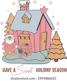 Pink Christmas Sublimation Design Bundle