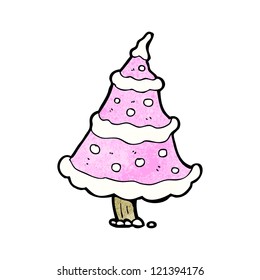 árbol de navidad rosa