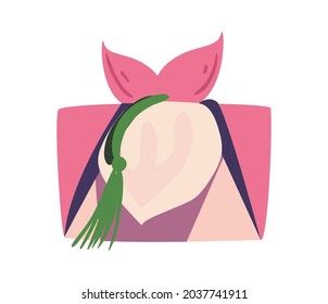 pink chuseok gift present icon