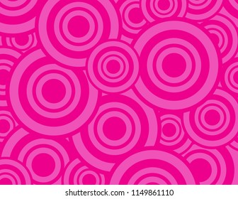 Pink Circle Background