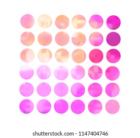 Pink circle gradient set with modern abstract backgrounds. Grey fluid covers for calendar, brochure, invitation, cards. Trendy soft color. Template with round gradient set for screens and mobile app.