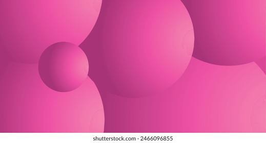 Pink Circle Shape Gradient Background 