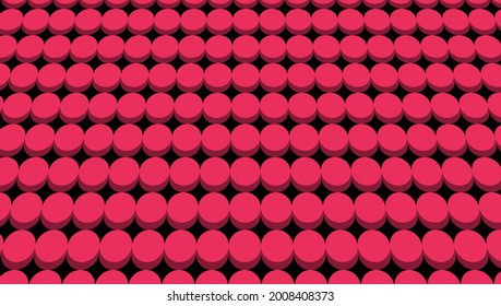 Pink circles abstract vector design background