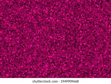 Pink circles background. Pink confetti. Vector illustration.