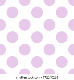 pink circles seamless pattern