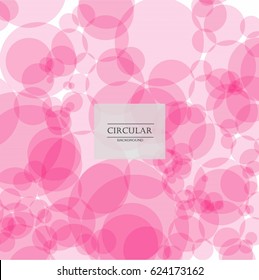 pink circular background desgin 