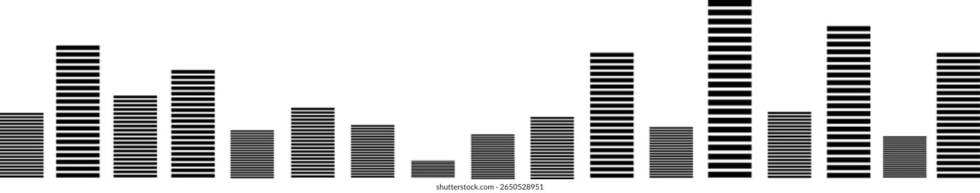 pink city skyline vector icon.	