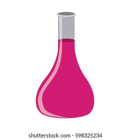 pink clinical analysis icon, vector illustraction design
