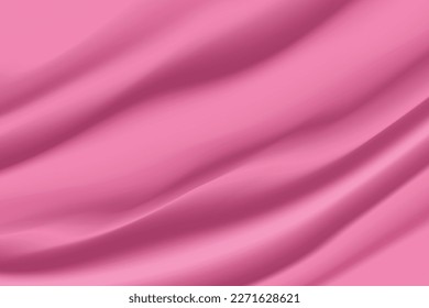 Pink Cloth Pattern Background. Vector Illustration