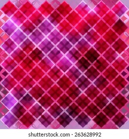Pink cloth texture background. Vector illustration for your lovely design. Book cover. Fabric bright romantic canvas wallpaper with delicate striped pattern.