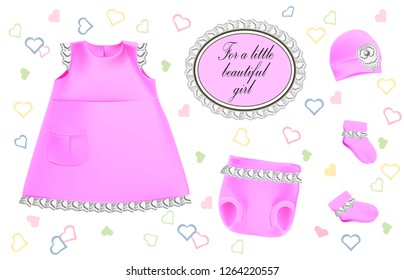 pink clothes for a little girl