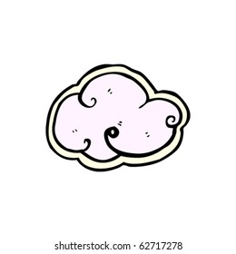 pink cloud cartoon