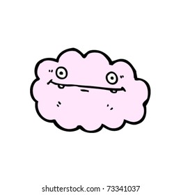 pink cloud cartoon