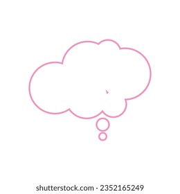 Elemento vector moderno de clon rosa