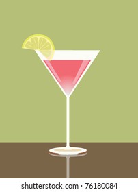 pink cocktail