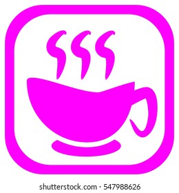 Pink Coffee Tea Icon