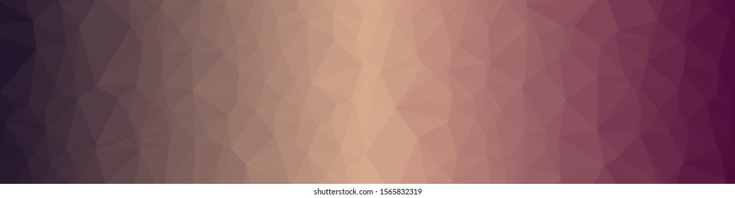 Pink Color Abstract trianglify Generative Art background illustration