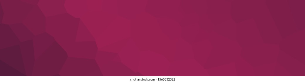 Pink Color Abstract trianglify Generative Art background illustration