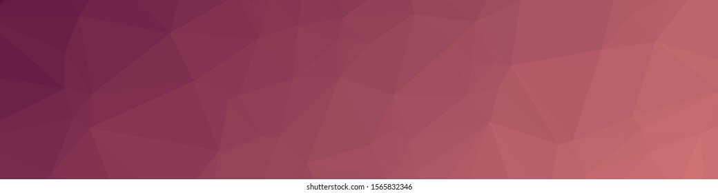 Pink Color Abstract trianglify Generative Art background illustration