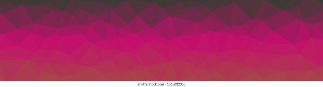 Pink Color Abstract trianglify Generative Art background illustration
