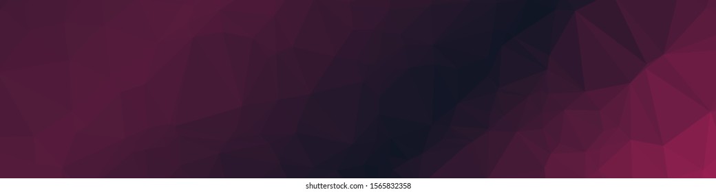 Pink Color Abstract trianglify Generative Art background illustration