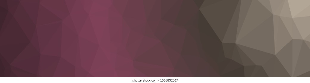 Pink Color Abstract trianglify Generative Art background illustration