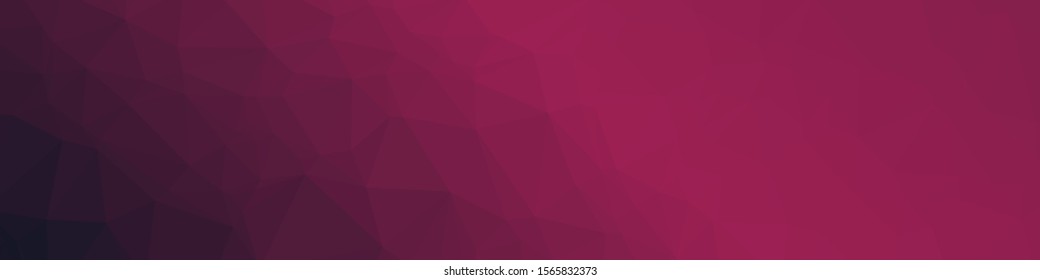 Pink Color Abstract trianglify Generative Art background illustration