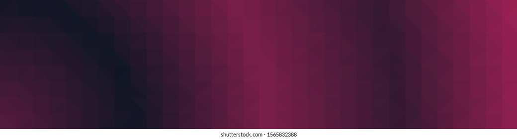 Pink Color Abstract trianglify Generative Art background illustration