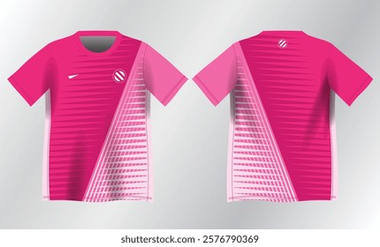 pink color background pattern for sport jersey design mockup