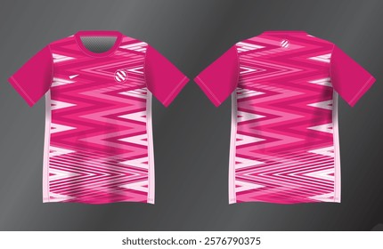 pink color background pattern for sport jersey design mockup