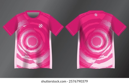 pink color background pattern for sport jersey design mockup