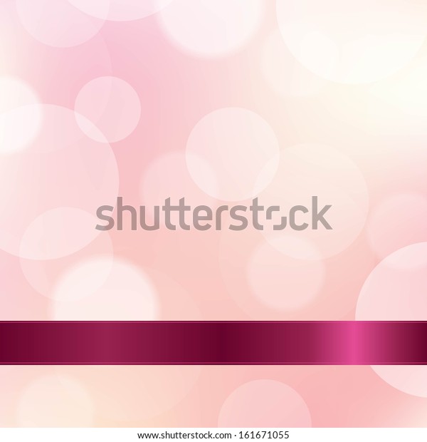 Pink Color Background Ribbon Gradient Mesh Stock Vector (Royalty Free ...