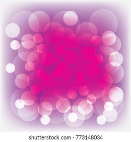 Pink color bokeh background.