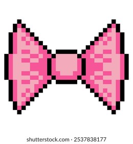  Rosa Farbe Fliege in Pixel Art Stil