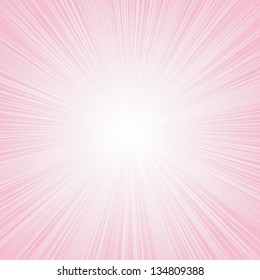 pink color burst background. Vector
