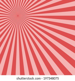 pink color burst background. Vector illustration 