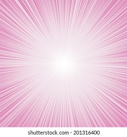 pink color burst background. Vector illustration