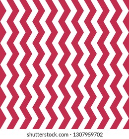 Pink color Chevron repeat Seamless Pattern. Bold Pink and white chevron, zig zag pattern. Endless texture for digital paper, fabric, backdrops, wrapping.