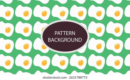 Pink color for fried egg pattern background