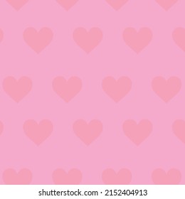 pink color heart patterns on pink background, vector