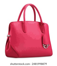 pink color icon logo sign symbol art buy hand bag box brown coco model woman lady female kit hold handle fancy gift wear vector coco detail model trend style Italy Paris carry cloth buy case Fendi
