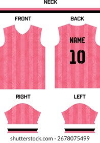 Arquivo de vetor de camisa de cor rosa