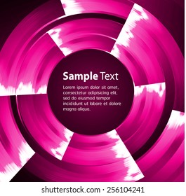 pink color Light Abstract Technology background for computer graphic website internet and business. circuit. black background. text box. label. card.
