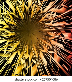 pink color Light Abstract Technology background for computer graphic website internet and business. 