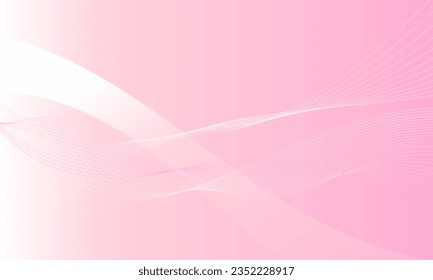 pink color lines waves curves soft gradient abstract background