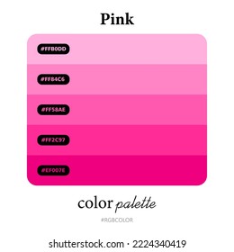 7,998 Pink Color Code Images, Stock Photos & Vectors | Shutterstock