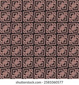 Pink color pattern flower seamless texture, endless pattern with vintage mandala elements. Can be used for wallpaper, pattern fills, web page background, surface textures. Islam, Arabic, Indian.