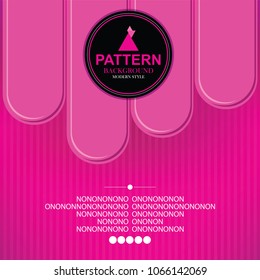 Pink color Pattern of modern style background.